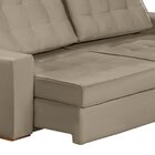 Sofá Curitiba Modular 3 Lugares 230cm Retrátil Reclinável Bege