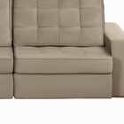 Sofá Curitiba Modular 3 Lugares 230cm Retrátil Reclinável Bege