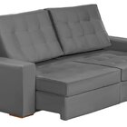 Sofá Curitiba Modular 5 Lugares 2.50 Mt Retrátil E Reclinável