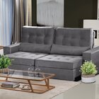 Sofá Curitiba Modular 5 Lugares 2.50 Mt Retrátil E Reclinável