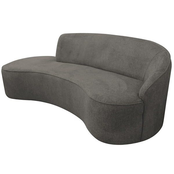 Sofá Curvo 02 Lugares 150cm Braço Esquerdo Eron Poliéster Cin