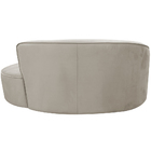 Sofá Curvo 02 Lugares 150cm Eron Braço Direito Veludo Perfect