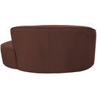 Sofá Curvo 02 Lugares 150cm Eron Braço Direito Veludo Terraco