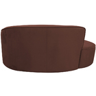 Sofá Curvo 02 Lugares 150cm Eron Braço Esquerdo Veludo Terrac