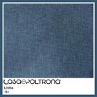 Sofá Curvo 03 Lugares 180cm Braço Esquerdo Eron Linho Azul -