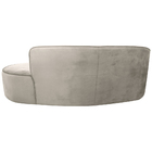 Sofá Curvo 04 Lugares 230cm Eron Braço Direito Veludo Perfect