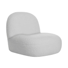 Sofá Curvo 130cm 2l E 1 Poltrona Orgânico Escritório Recepção