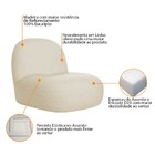 Sofá Curvo 140cm 2 L E 2 Poltrona Orgânico Escritório Recepçã