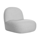 Sofá Curvo 160cm 2 Lugares E 2 Poltrona Amsterdã Linho - Amar