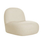 Sofá Curvo 180cm 3 L E 1 Poltrona Orgânico Escritório Recepçã