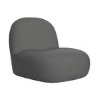 Sofá Curvo 200cm 2 Lugares E 2 Poltrona Amsterdã Linho - Amar