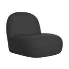 Sofá Curvo 200cm 3 Lugares E 1 Poltrona Amsterdã Bouclé - Doc