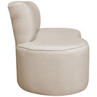 Sofá Curvo 2 Lugares Orgânico Escritório Recepção Sala Amster