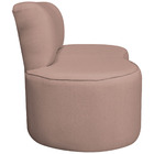 Sofá Curvo 2 Lugares Orgânico Escritório Recepção Sala Amster