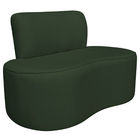 Sofá Curvo 2 Lugares Orgânico Escritório Recepção Sala Amster