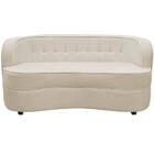 Sofá Curvo 2 Lugares Orgânico Sala Recepção Escritório Decora