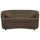 Sofá Curvo 2 Lugares Orgânico Sala Recepção Escritório Decora