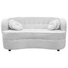 Sofá Curvo 2 Lugares Orgânico Sala Recepção Escritório Decora