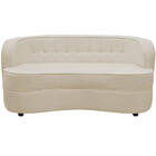 Sofá Curvo 2 Lugares Orgânico Sala Recepção Escritório Decora