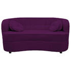 Sofá Curvo 2 Lugares Orgânico Sala Recepção Escritório Decora