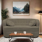 Sofá Curvo 2 Lugares Orgânico Sala Recepção Escritório Decora