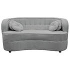 Sofá Curvo 2 Lugares Orgânico Sala Recepção Escritório Decora