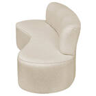 Sofá Curvo 3 Lugares Amsterdã 200cm Linho - Amarena Móveis -