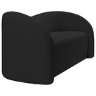 Sofá Curvo 3 Lugares Orgânico Sala Recepção Escritório Coréia