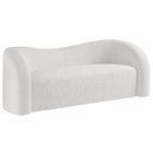 Sofá Curvo 3 Lugares Orgânico Sala Recepção Escritório Coréia