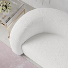 Sofá Curvo 3 Lugares Orgânico Sala Recepção Escritório Coréia