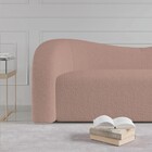 Sofá Curvo 3 Lugares Orgânico Sala Recepção Escritório Coréia