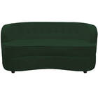 Sofá Curvo 3 Lugares Orgânico Sala Recepção Escritório Decora