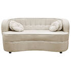 Sofá Curvo 3 Lugares Orgânico Sala Recepção Escritório Decora