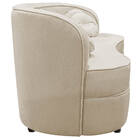 Sofá Curvo 3 Lugares Orgânico Sala Recepção Escritório Decora