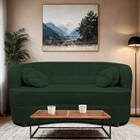 Sofá Curvo 3 Lugares Orgânico Sala Recepção Escritório Decora