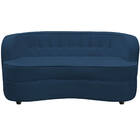 Sofá Curvo 3 Lugares Orgânico Sala Recepção Escritório Decora