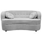 Sofá Curvo 3 Lugares Orgânico Sala Recepção Escritório Decora