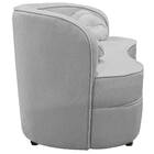 Sofá Curvo 3 Lugares Orgânico Sala Recepção Escritório Decora