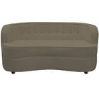 Sofá Curvo 3 Lugares Orgânico Sala Recepção Escritório Decora