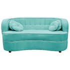 Sofá Curvo 3 Lugares Orgânico Sala Recepção Escritório Decora