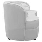 Sofá Curvo 3 Lugares Orgânico Sala Recepção Escritório Decora