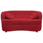 Sofá Curvo 3 Lugares Orgânico Sala Recepção Escritório Decora