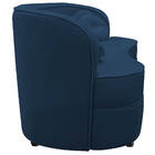 Sofá Curvo 3 Lugares Orgânico Sala Recepção Escritório Decora