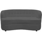 Sofá Curvo 3 Lugares Orgânico Sala Recepção Escritório Decora