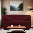 Sofá Curvo 3 Lugares Orgânico Sala Recepção Escritório Decora