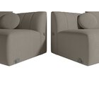 Sofá Curvo 4 Lugares 240cm Lua Yescasa Fendi