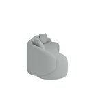 Sofá Curvo 4 Lugares 240cm Lua Yescasa Neve