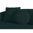 Sofá Curvo 4 Lugares 240cm Lua Yescasa Verde Militar