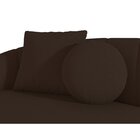 Sofá Curvo 4 Lugares 260cm Lua Yescasa Marrom