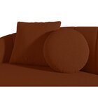 Sofá Curvo 4 Lugares 280cm Lua Yescasa Terracota